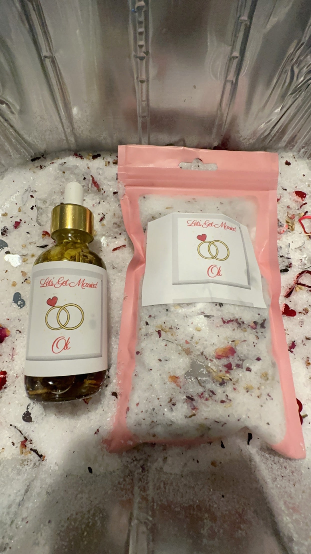 Let’s get married bath salt