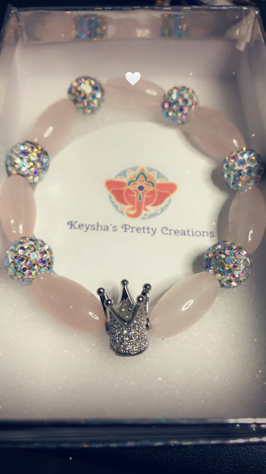 Women’s Rose Quartz Bracelet
