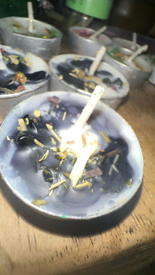 Protection tea candle