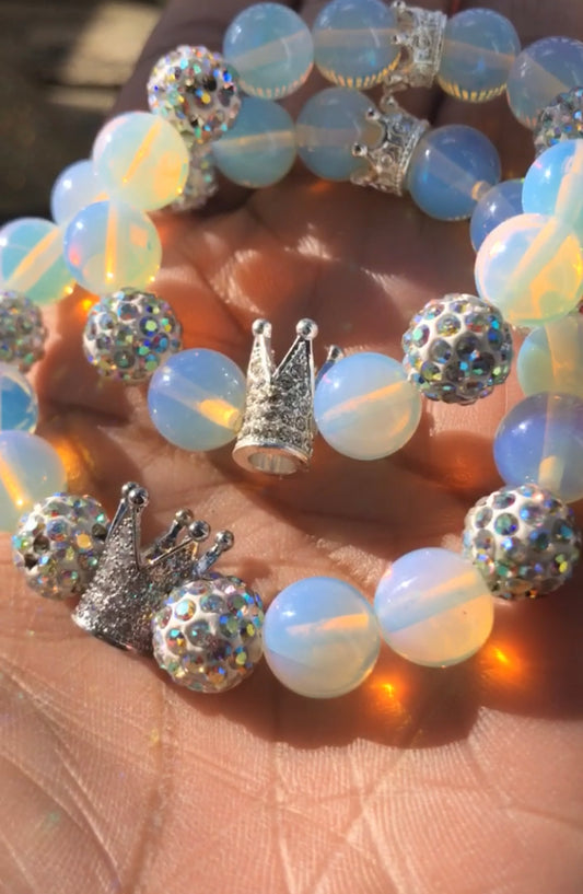 Mommy & Me opalite set