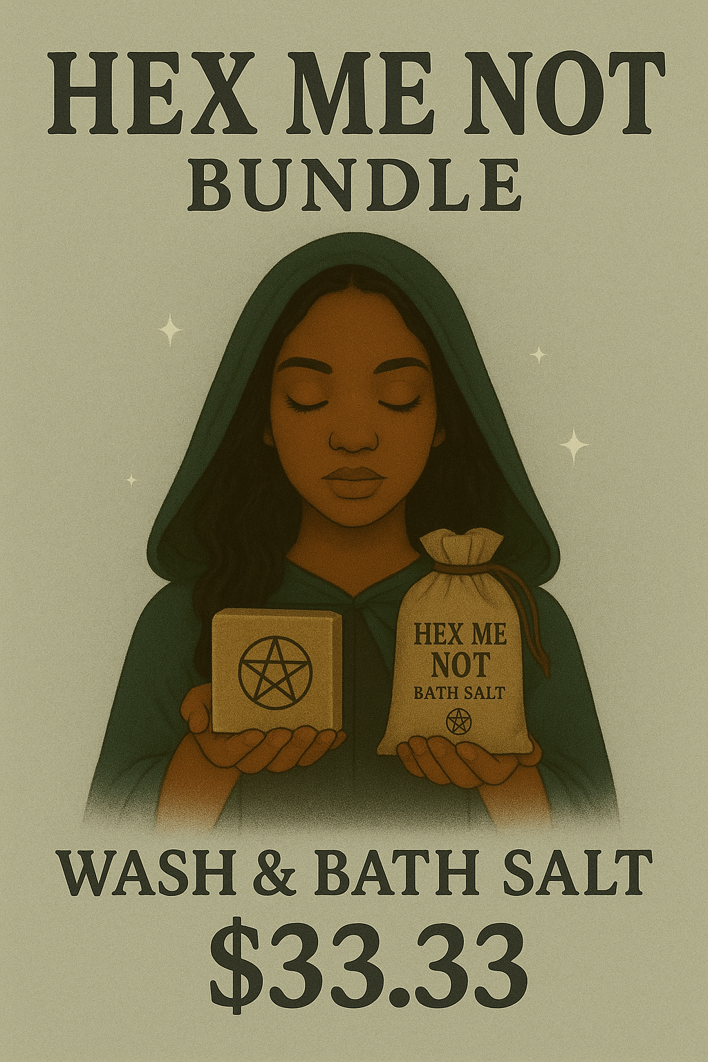 Hex Me Not Bundle (soap wash & bath salt)